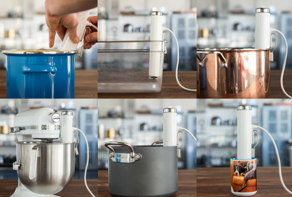 mise en place d'un thermoplongeur étape par étape pour une cuisson optimisé sous vide